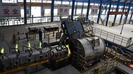 正威运城新材料产业园铜杆项目 连铸连轧生产线调试成功