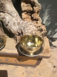 禹州市铜制品加工厂生产的纯铜餐具铜碗铜杯子黄铜浇筑刻花小碗