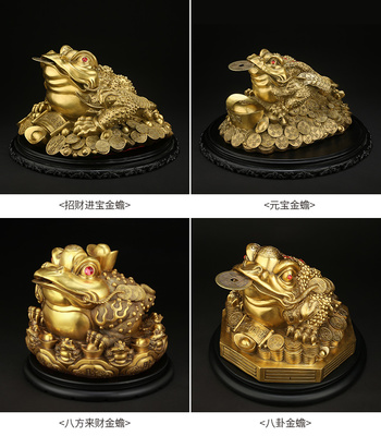 金铜金蟾招财摆件定制 金属工艺品定做 铜制品铜制工艺品批发 金属摆件工厂直销